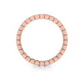 14kt Rose Gold Diamond Eternity Wedding Band