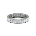 14K White Gold 3.0ctw Diamond Eternity Wedding Band