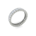 14K White Gold 3.0ctw Diamond Eternity Wedding Band