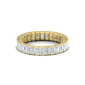 14kt Yellow Gold Diamond Womens Eternity Wedding Band