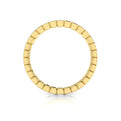 14kt Yellow Gold Diamond Womens Eternity Wedding Band