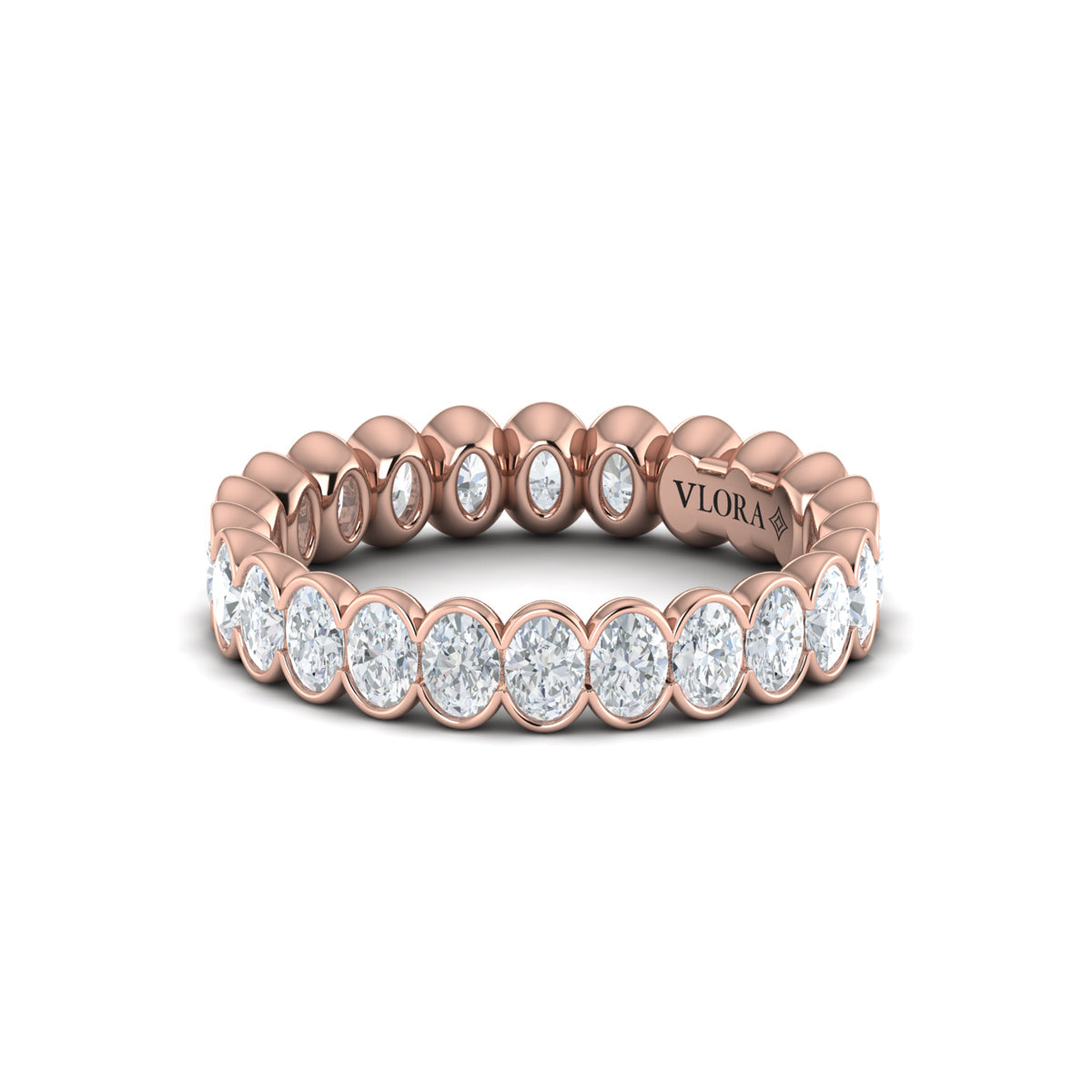 14kt Rose Gold 2.4ctw Diamond Eternity Band