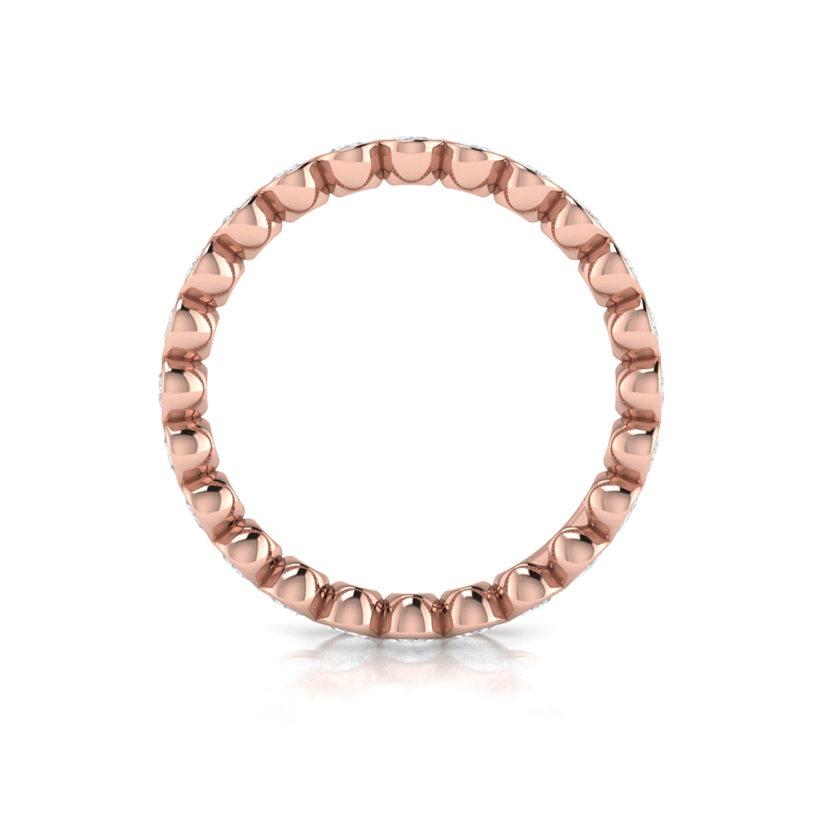 14kt Rose Gold 2.4ctw Diamond Eternity Band