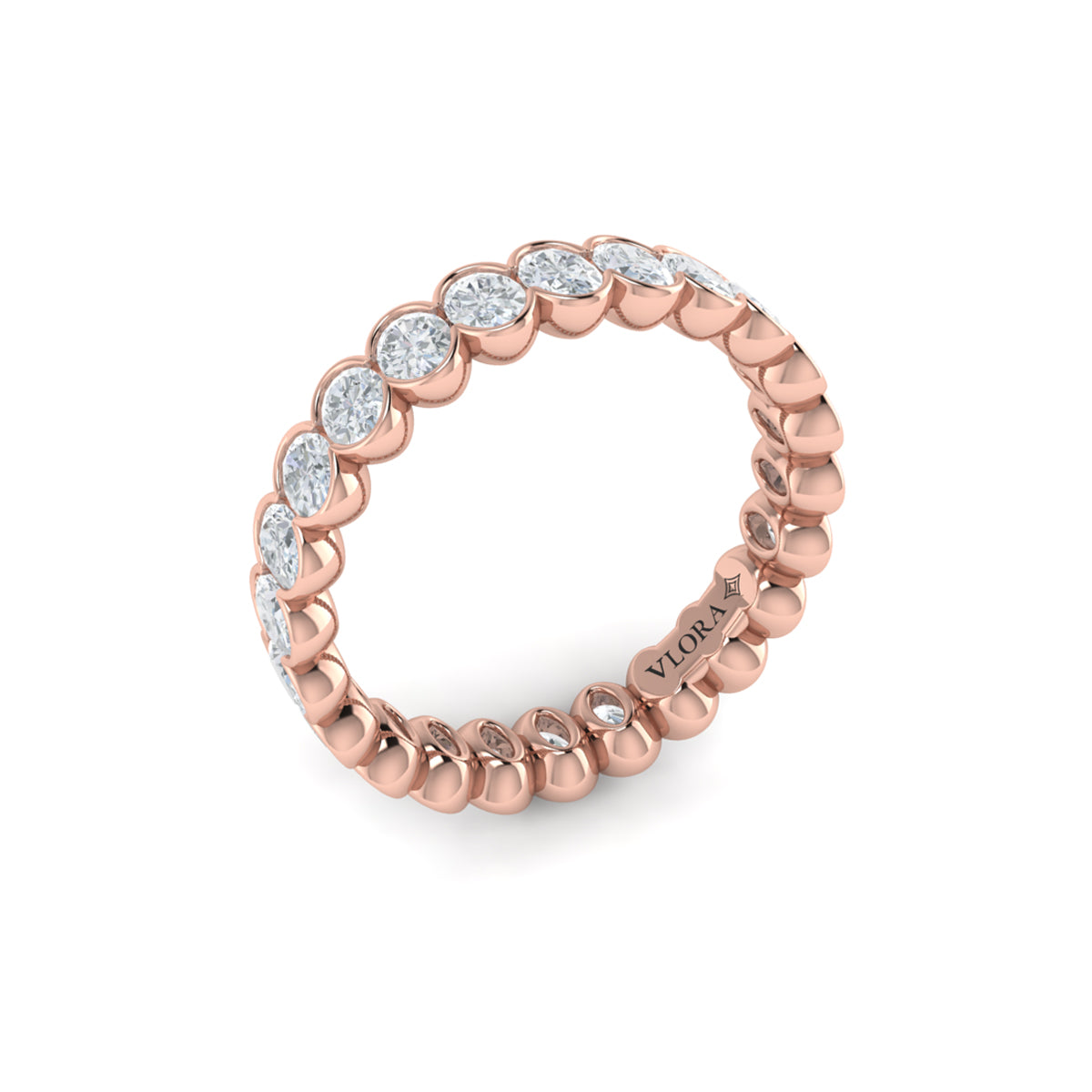 14kt Rose Gold 2.4ctw Diamond Eternity Band
