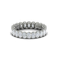 14K White Gold 2.4ctw Diamond Eternity Wedding Band
