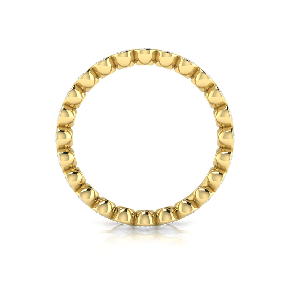 14kt Yellow Gold 2.4ctw Diamond Womens Eternity Band