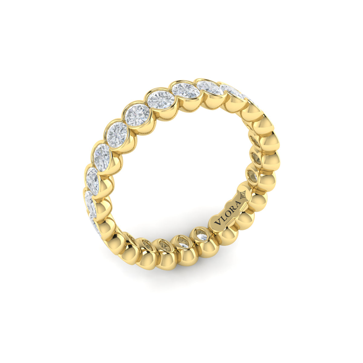 14kt Yellow Gold 2.4ctw Diamond Womens Eternity Band