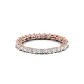 18kt Rose Gold Diamond Eternity Wedding Band