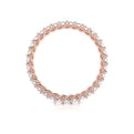 18kt Rose Gold Diamond Eternity Wedding Band