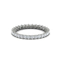 14K White Gold 0.96ct Diamond Eternity Wedding Band