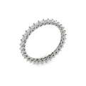 14K White Gold 0.96ct Diamond Eternity Wedding Band