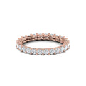 14kt Rose Gold Diamond Eternity Wedding Band