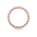 14kt Rose Gold Diamond Eternity Wedding Band