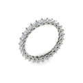 14K White Gold 1.43ct Diamond Eternity Wedding Band