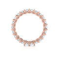 18kt Rose Gold Diamond Eternity Wedding Band