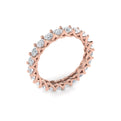 18kt Rose Gold Diamond Eternity Wedding Band