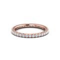 18kt Rose Gold Diamond Eternity Wedding Band