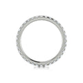 14K White Gold 0.75ct Diamond Eternity Wedding Band