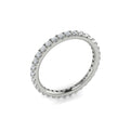 14K White Gold 0.75ct Diamond Eternity Wedding Band