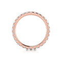 14kt Rose Gold Diamond Eternity Wedding Band