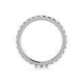 14K White Gold Diamond Eternity Wedding Band