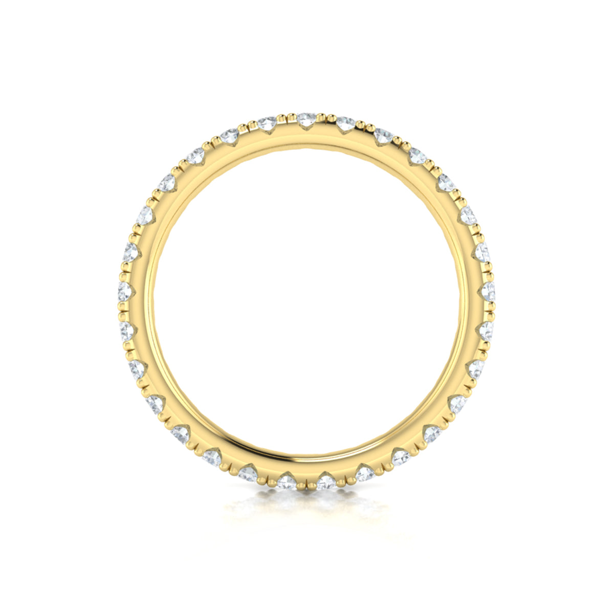 14kt Yellow Gold 1ct Diamond Eternity Band