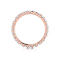 14kt Rose Gold Diamond Eternity Wedding Band