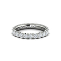 14K White Gold 1.98ct Diamond Eternity Wedding Band