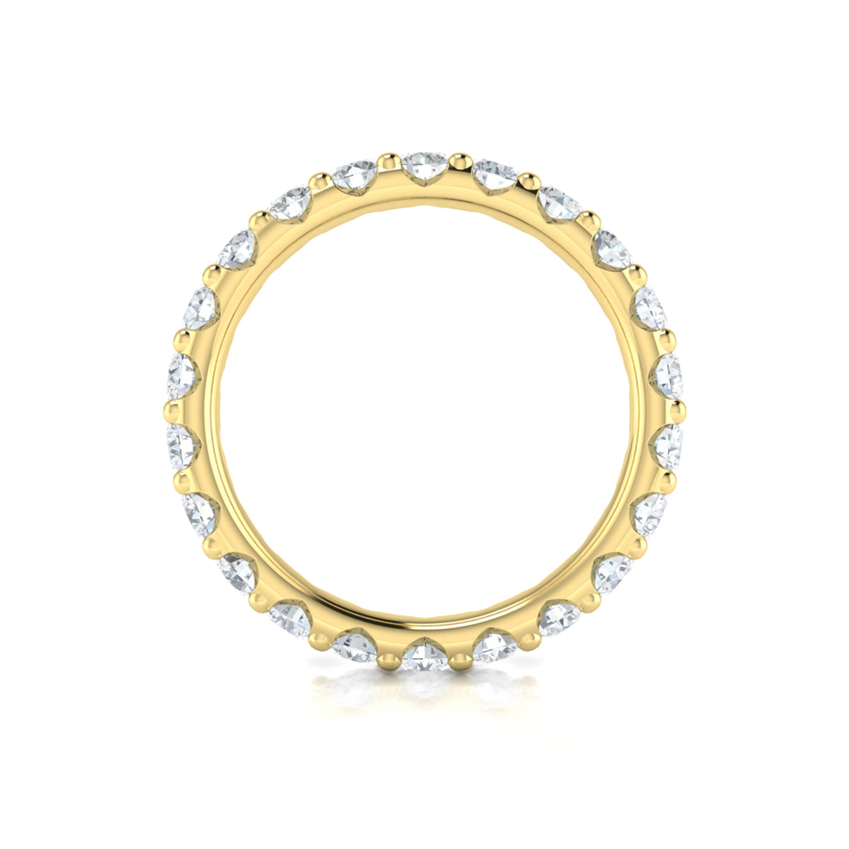 14kt Yellow Gold Diamond Eternity Wedding Band