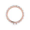14kt Rose Gold 2.52ctw Diamond Womens Eternity Band