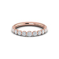 14kt Rose Gold Diamond Stackable Wedding Band