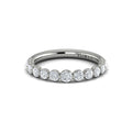 14K White Gold Diamond Stackable Wedding Band