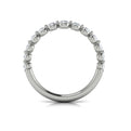 14K White Gold Diamond Stackable Wedding Band