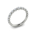 14K White Gold Diamond Stackable Wedding Band