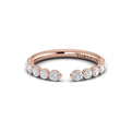 14kt Rose Gold Diamond Stackable Wedding Band