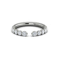 14K White Gold Diamond Stackable Wedding Band