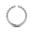 14K White Gold Diamond Stackable Wedding Band