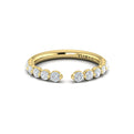 14kt Yellow Gold Diamond Stackable Womens Wedding Band