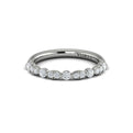14K White Gold Diamond Stackable Wedding Band