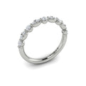 14K White Gold Diamond Stackable Wedding Band