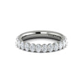 14K White Gold Diamond Stackable Womens Wedding Band