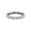 14K White Gold Diamond Stackable Wedding Band