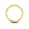14kt Yellow Gold Ruby Womens Stackable Wedding Band