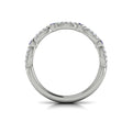 14K White Gold Sapphire Stackable Wedding Band