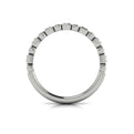 14K White Gold Diamond Stackable Wedding Band
