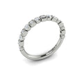 14K White Gold Diamond Stackable Wedding Band