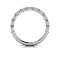 14K White Gold Diamond Stackable Wedding Band