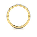 14kt Yellow Gold Diamond Womens Stackable Wedding Band