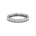 14K White Gold Diamond Stackable Wedding Band