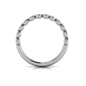 14K White Gold Diamond Stackable Wedding Band